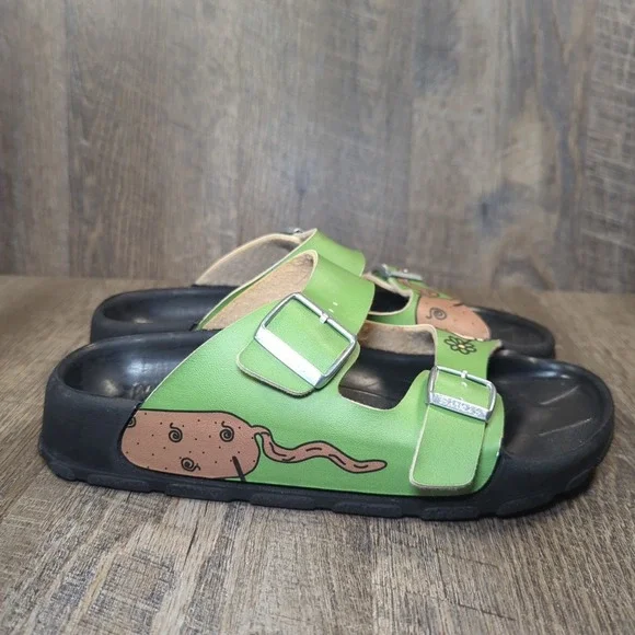 Birkis by Birkenstock Woodby Green Horse Arizona EUR 39 US Women 8 Men 6 Rare - Picture 4 of 13